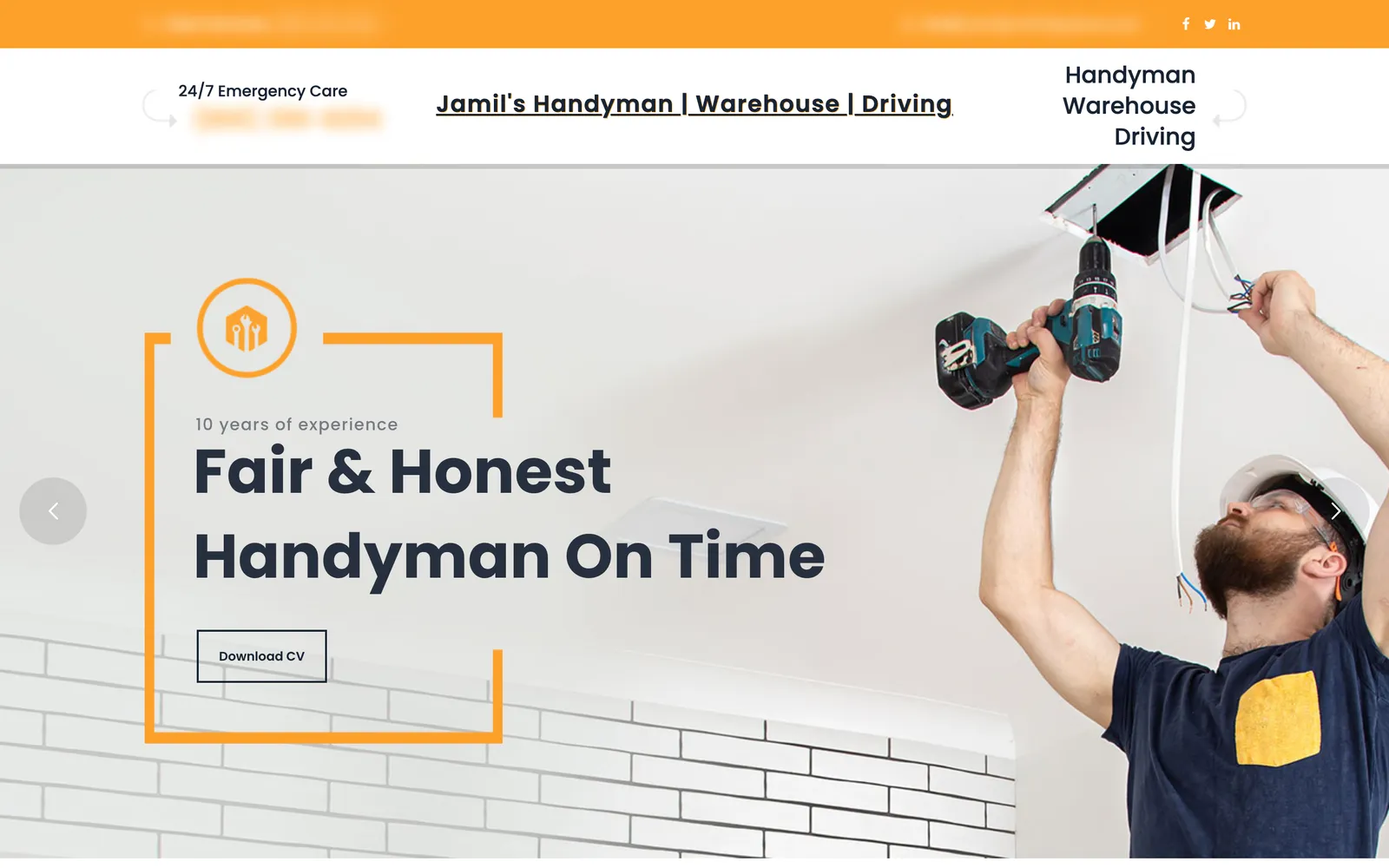 Jamil's Handyman Services — One Website for Three Trades